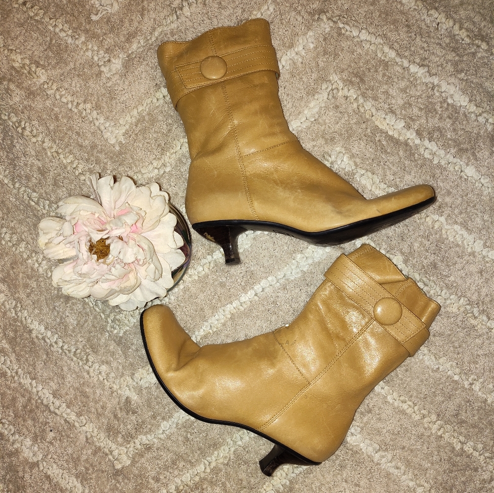 Tan Leather Boots
